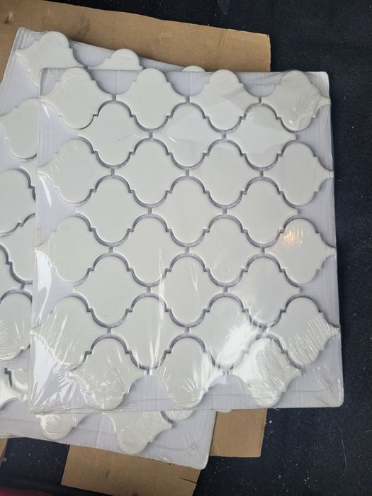 Kafelki mozaika białe