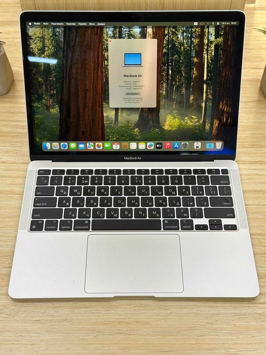 /8236/ б.в. MacBook Air 13" 2020 M1 8/256GB Silver Обмін Гарантія
