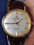 Oryginalny  szwajcarski złoty  zegarek Omega Seamaster De Ville