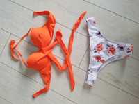 Nowy strój kąpielowy w kwiaty bikini kostiumu dwuczęściowy M/B