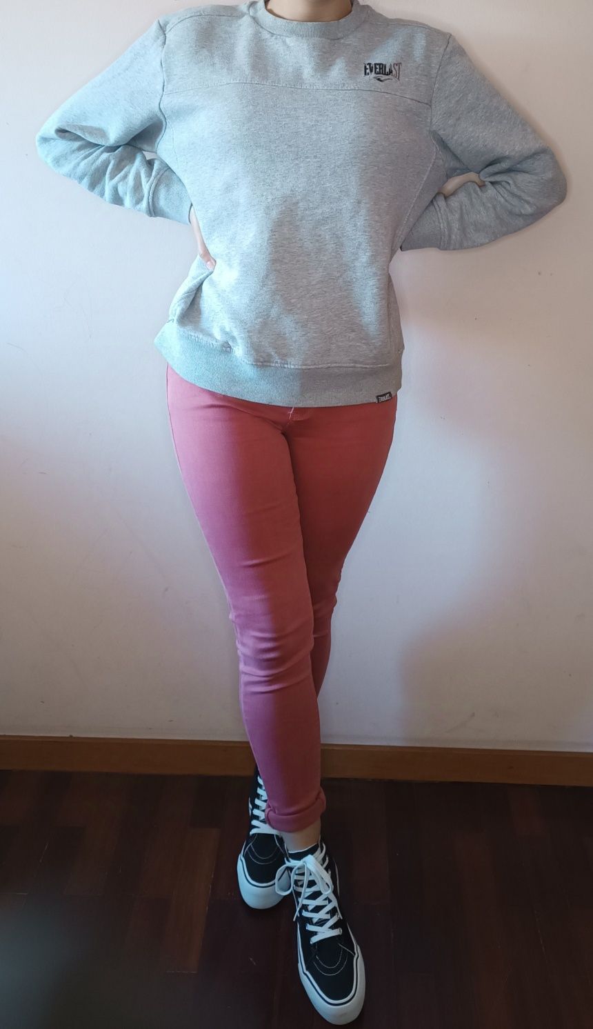 Sweatshirt Cinza Everlast