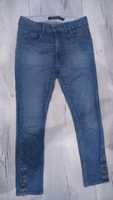 Spodnie ciążowe jeansy rurki M/L wysoki stan