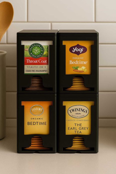 Органайзер для кухні, для чаю, для чайних пакетиків, контейнер