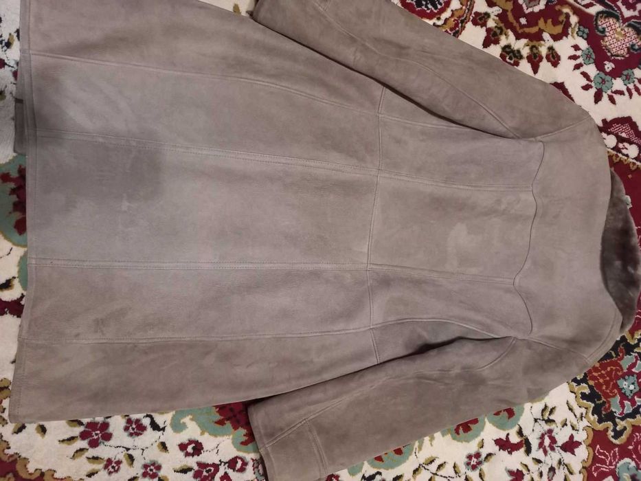 Дубленка мужская натуральный мех,  в отличном состоянии