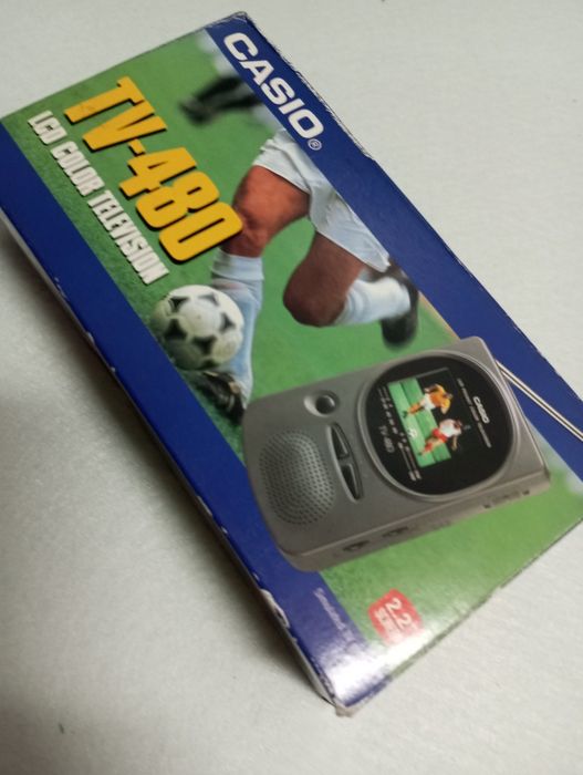 Televisão Vintage  ( portátil ) Casio LCD cores TV-480C, 1993 NOVA