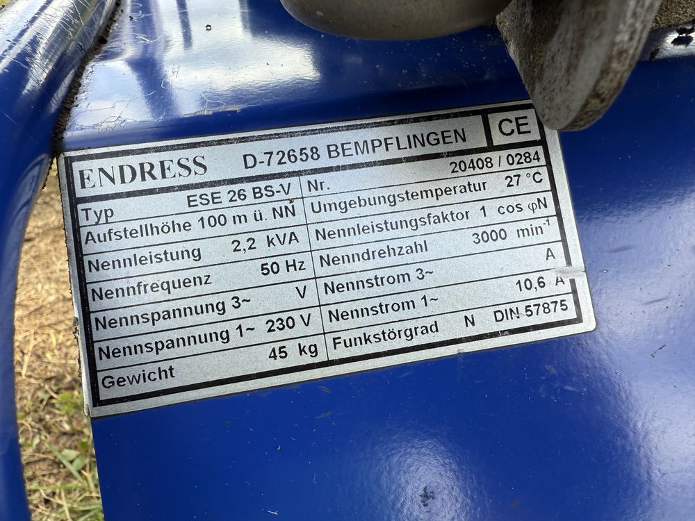 Agregat prądotwórczy ENDRESS 2,2 kv