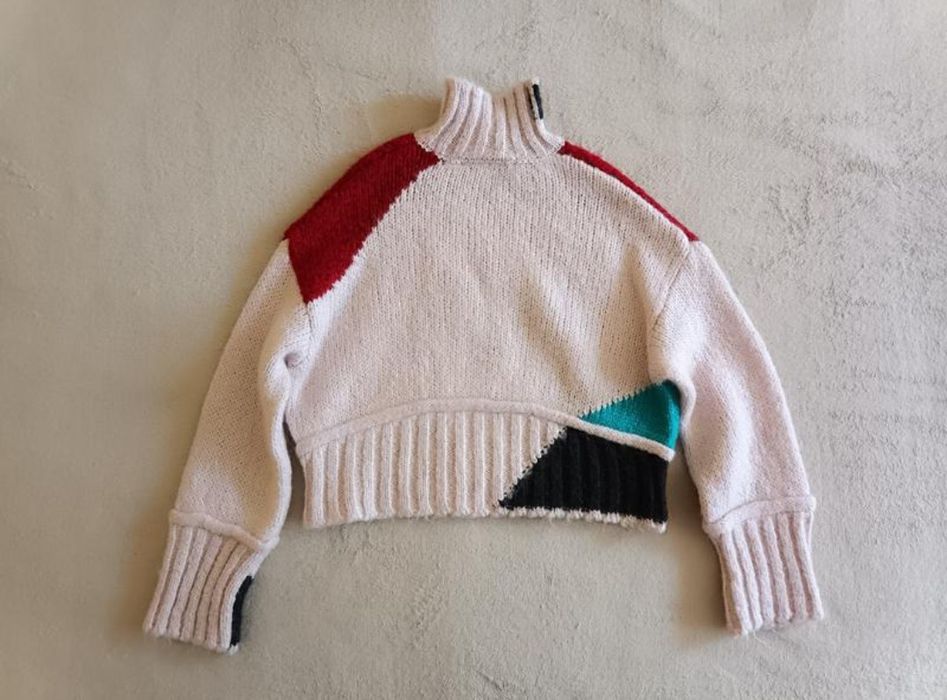 ZARA p.S/M теплий светр крупної в'язки із суміші вовни