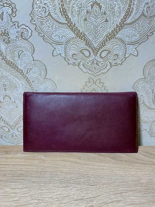 Шкіряний Тревел-кейс (органайзер для документів,грошей) 22*11 см