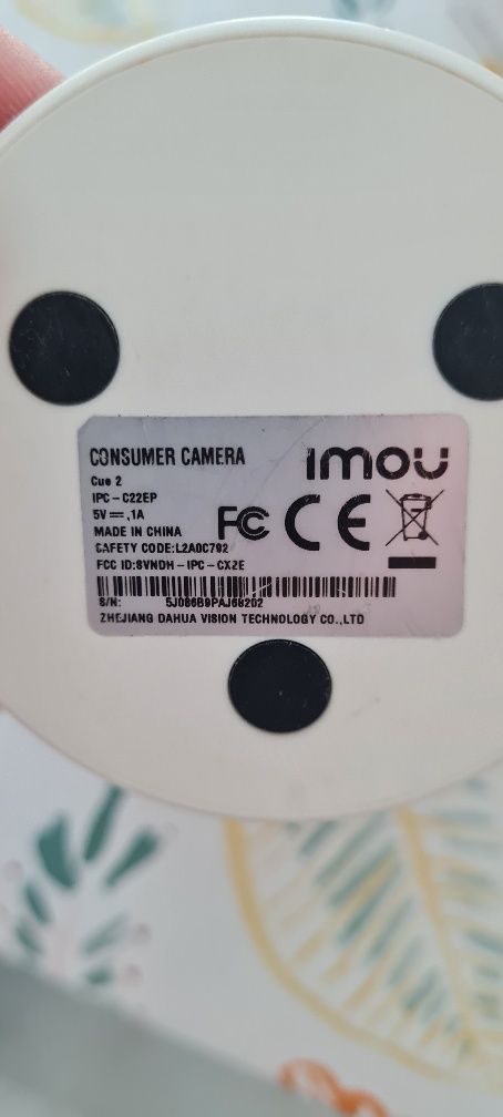Camera wifi com base magnética