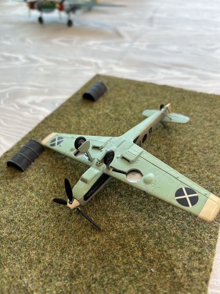 model myśliwca Messerschmitt Bf-109E w skali 1:72 Legion Condor