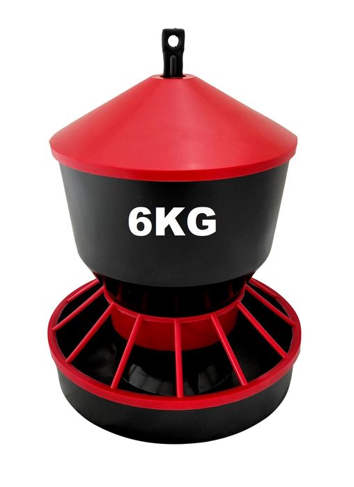 Zestaw Poidło 6L Na Nóżkach I Karmidło 6Kg Zasypowe