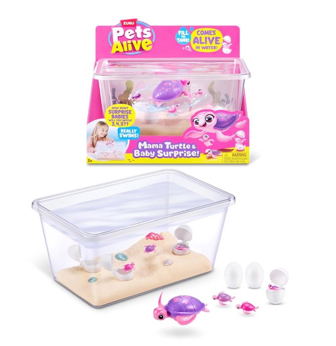 ZURU Pets Alive “Мама Черепаха з малюками” ЗУРУ 9560