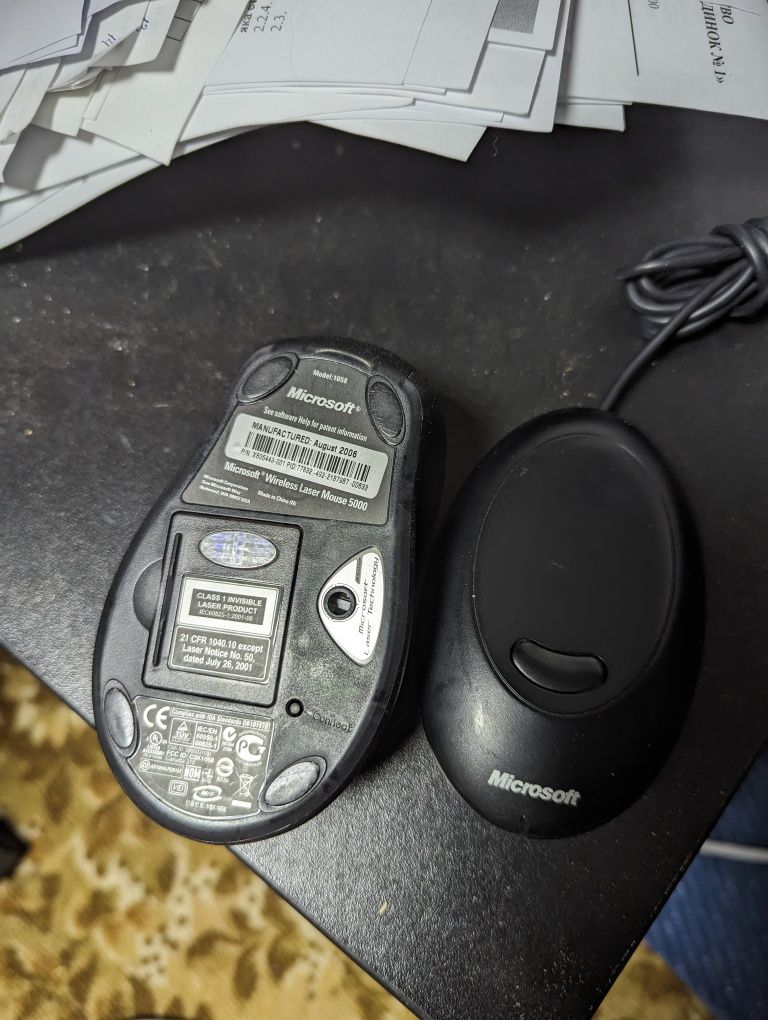 Мишка Microsoft wireless laser mouse 5000