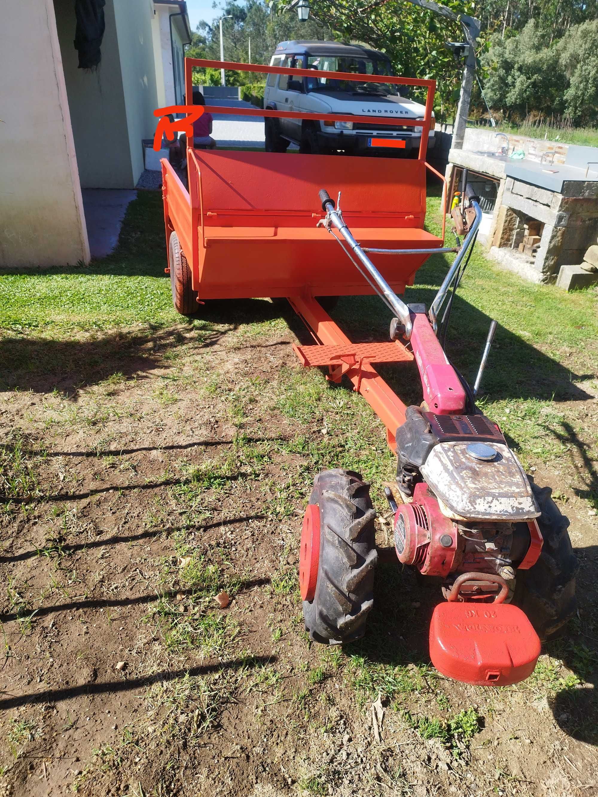 Honda f560 com reboque e acessórios