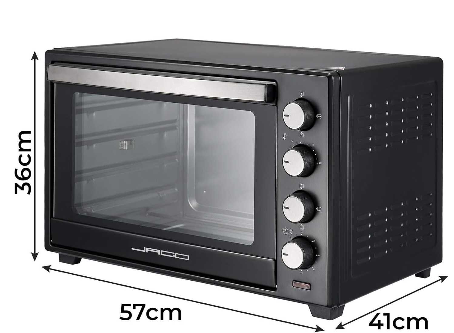 Jago mini piekarnik elektryczny z rożnem 48L, 200W