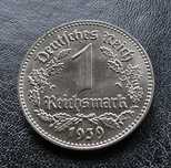 1 рейхсмарка reichsmark 1939 E.