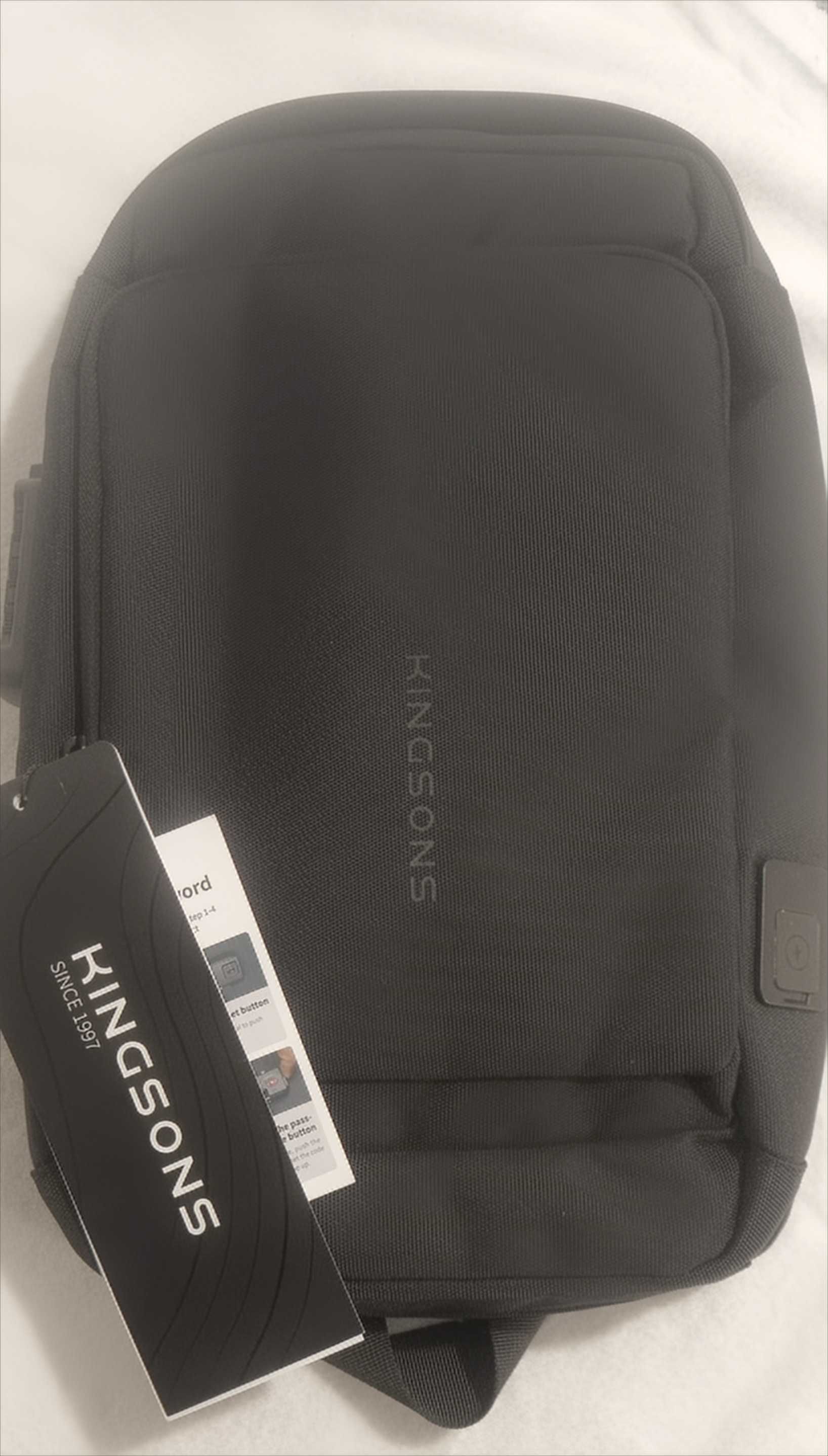 Torba plecak KINGSONS Crossbody USB antykradzieżowy laptop iPad PRO