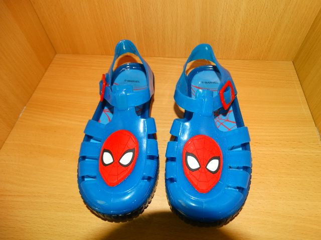 MiszMasz# Spider Man Buty 28 Sandały Gumowe Kąpiel Woda Morze BasenNew