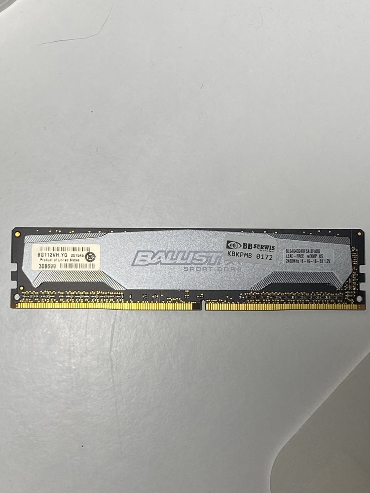 Pamiec ram balistix 4 gb 2400 mhz