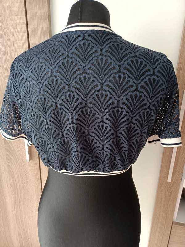 Koszulka krótka bluzka crop top Zara, rozmiar S