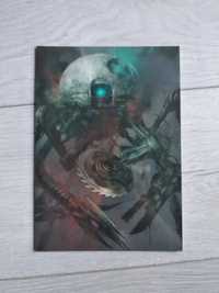 Print duża pocztówka Wasteland 2 postapokalipsa cyberpunk gamer