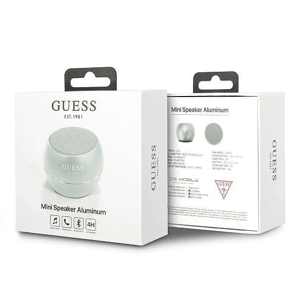 Mini głośnik Bluetooth Guess - szary