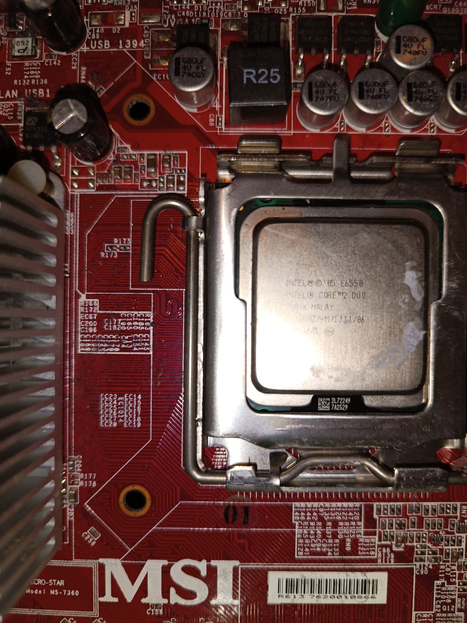 Retro komputer Intel Core 2duo - części