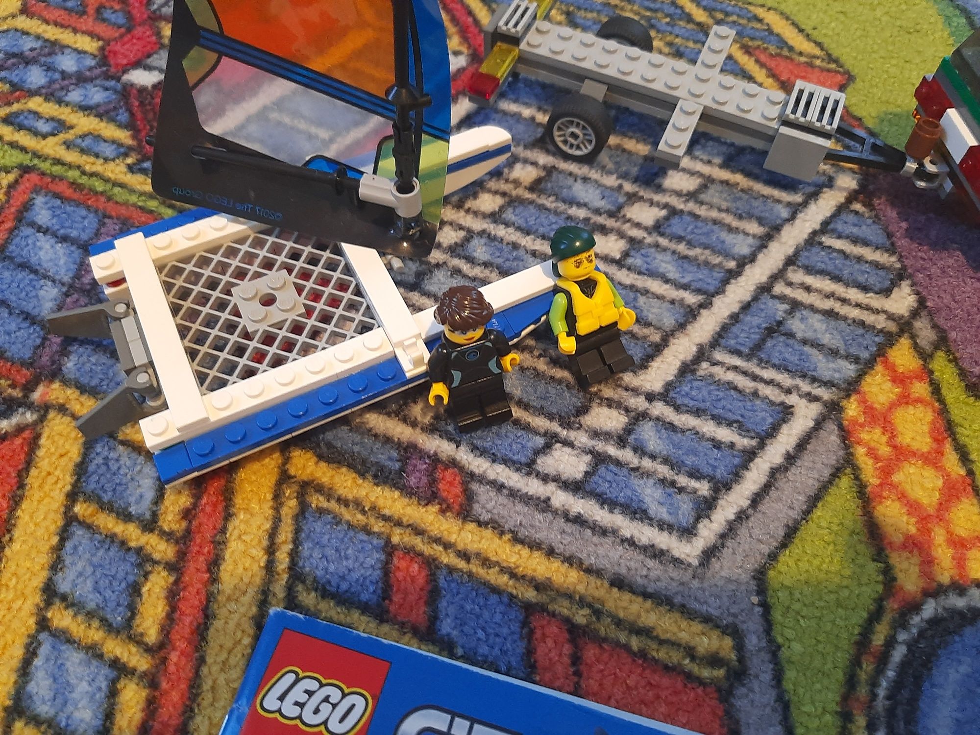 Lego 60149 terenówka 4x4 z katamaranem