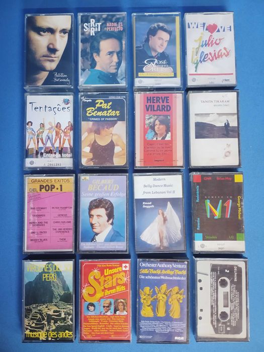 cassetes audio gravadas originais (adicionadas novas cassetes a 22/11)