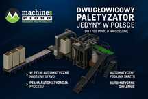 Paletyzator do warzyw worków skrzyń uniwersalny linia warzyw pakowanie