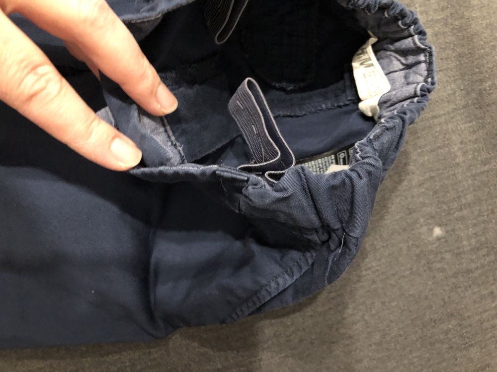 Spodnie H&M granatowe rozmiar 116