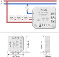 Диммер iolloi bell press dimmer 5-250w id-eu20fwb2l