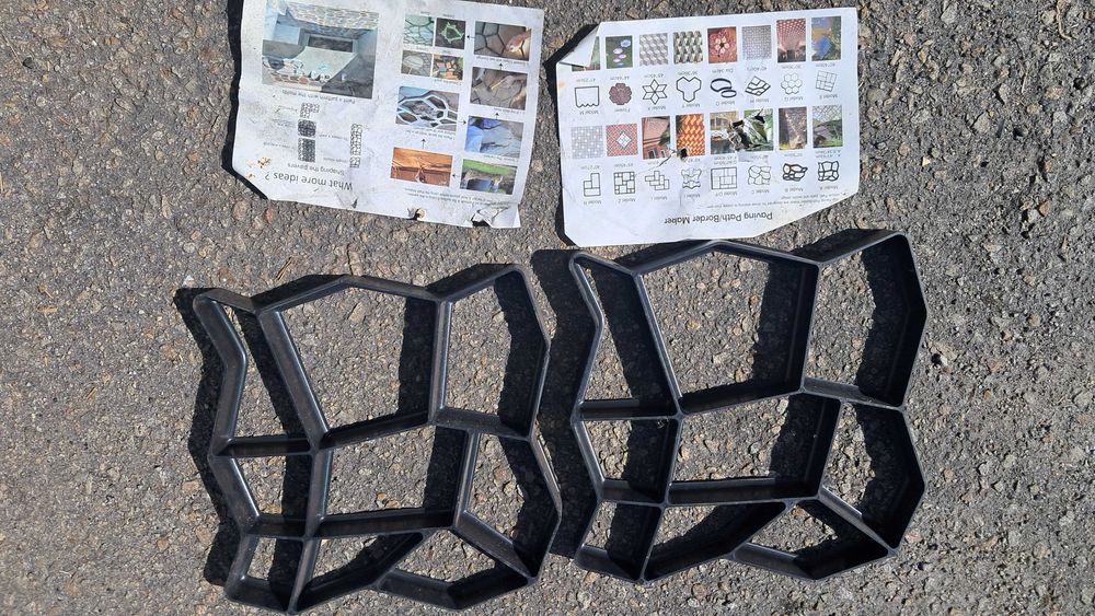 Moldes para pavimento cimento