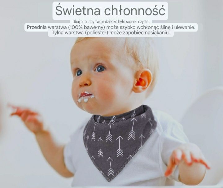 Zestaw śliniaków Mubytree 8 sztuk