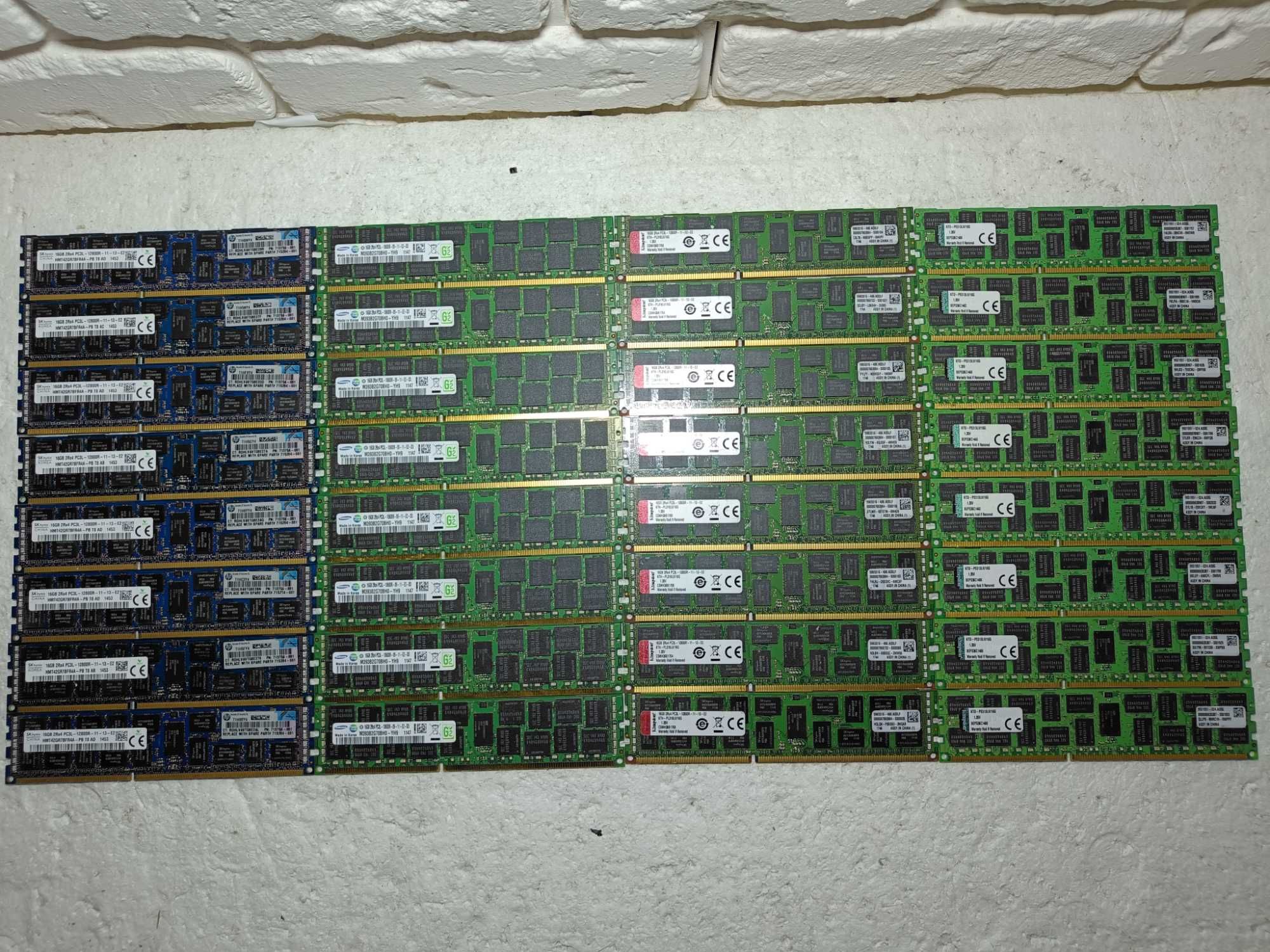 СЕРВЕРНА оперативна память DDR3 16GB 8GB ECC REG Samsung Hynix 1600MHz