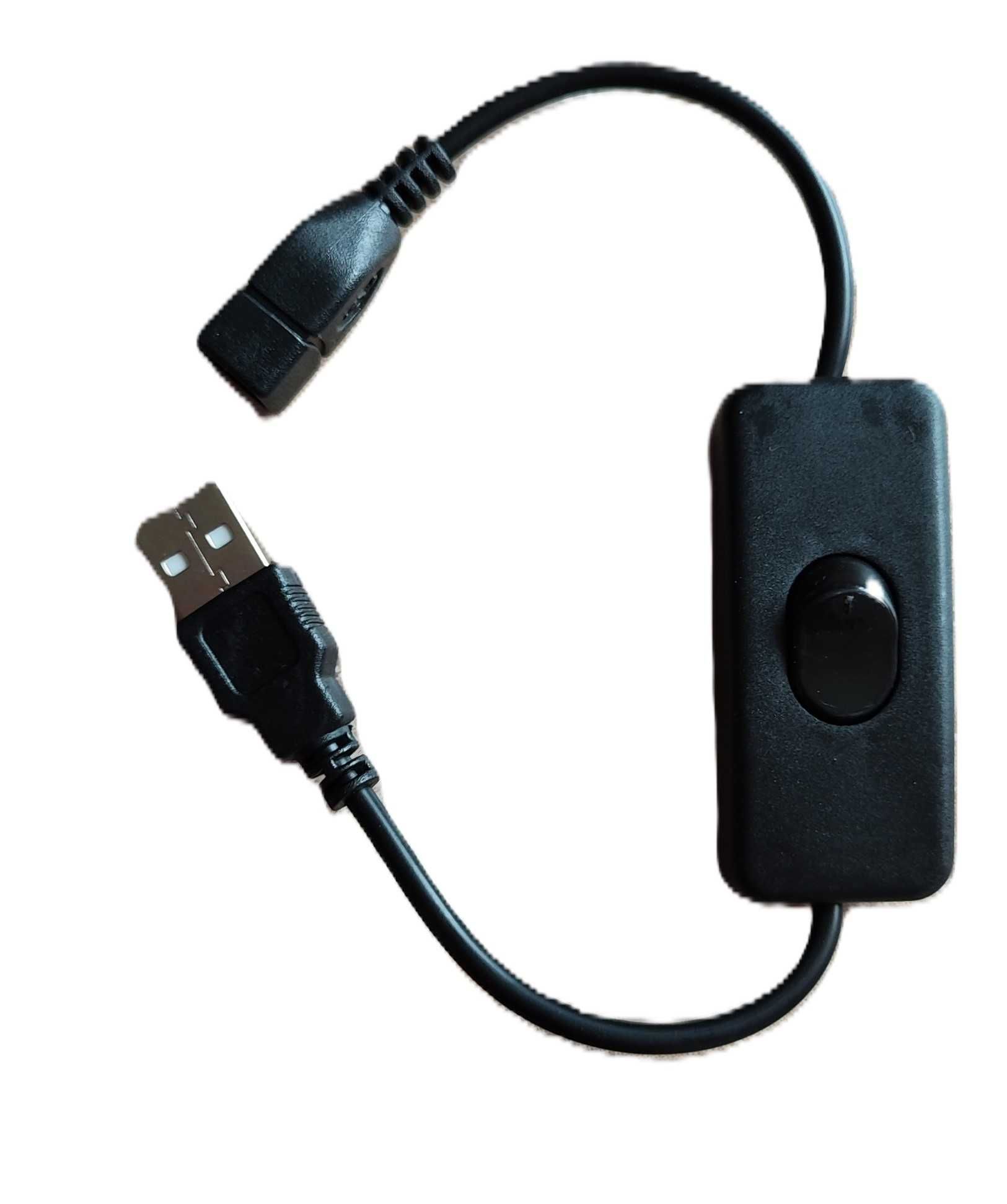 Cabo USB (conector macho/fêmea) com on off