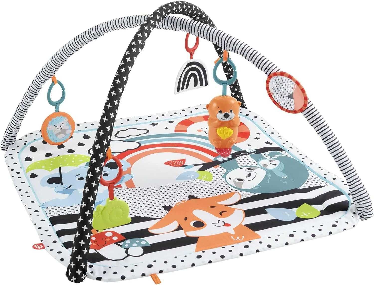 FisherPrice Mata Sensoryczna Dla Niemowląt Zabawki wydra grająca 0+m