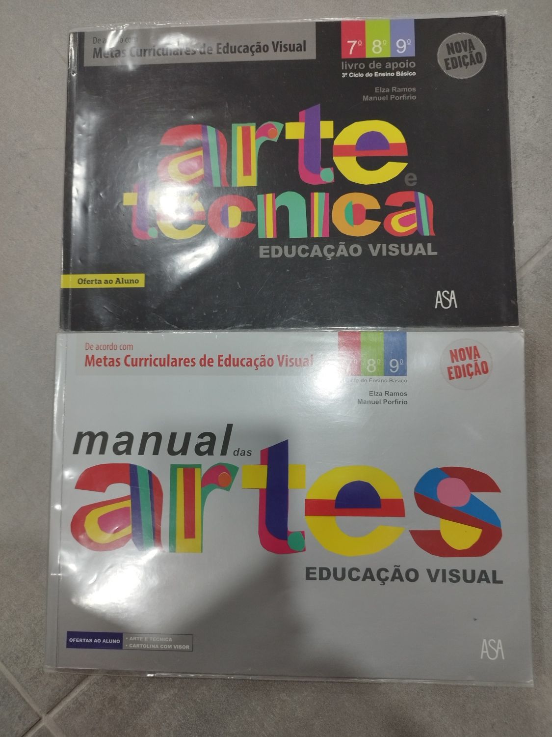 Manual das artes 7, 8 e 9 anos Educação visual