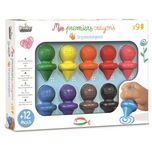 Kredki ergonomiczne Moje pierwsze kredki 9 szt Crea’Lign