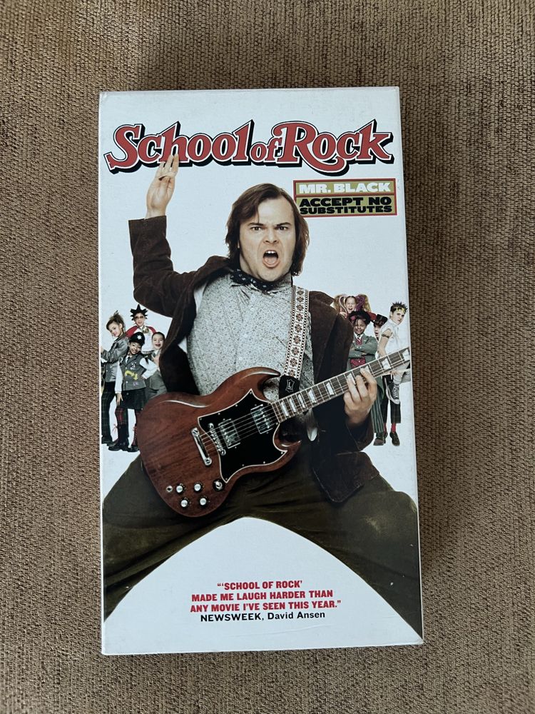 VHS відеокасета школа року/school of rock
