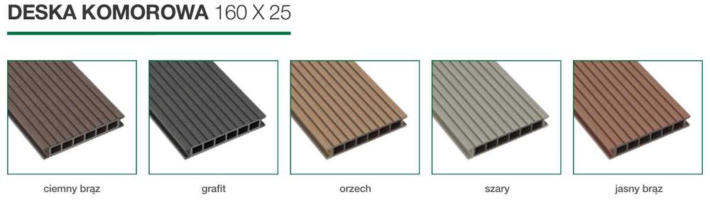 Deska tarasowa kompozytowa  GAMRAT - Skład Fabryczny - ,,od ręki''