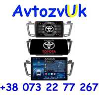 Android RAV4 Toyota RAV 4 Рав 4 GPS DVD USB 2 дин Магнитола tv CarPlay