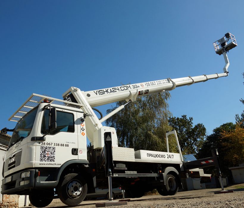 Оренда/Послуги Автовишки 33м  38,5м Запоріжжя та Дніпро