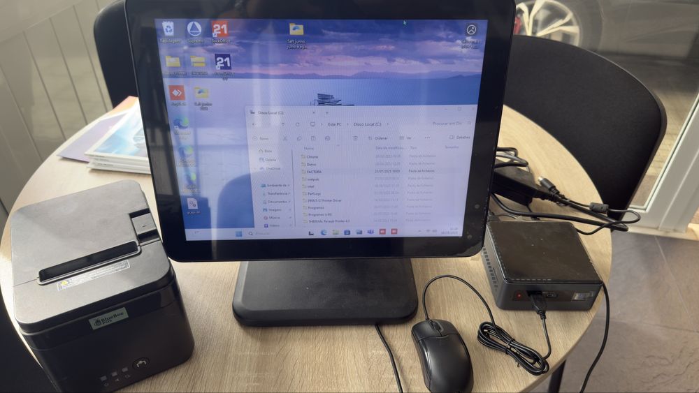 POS sistema de Faturacao com impressora