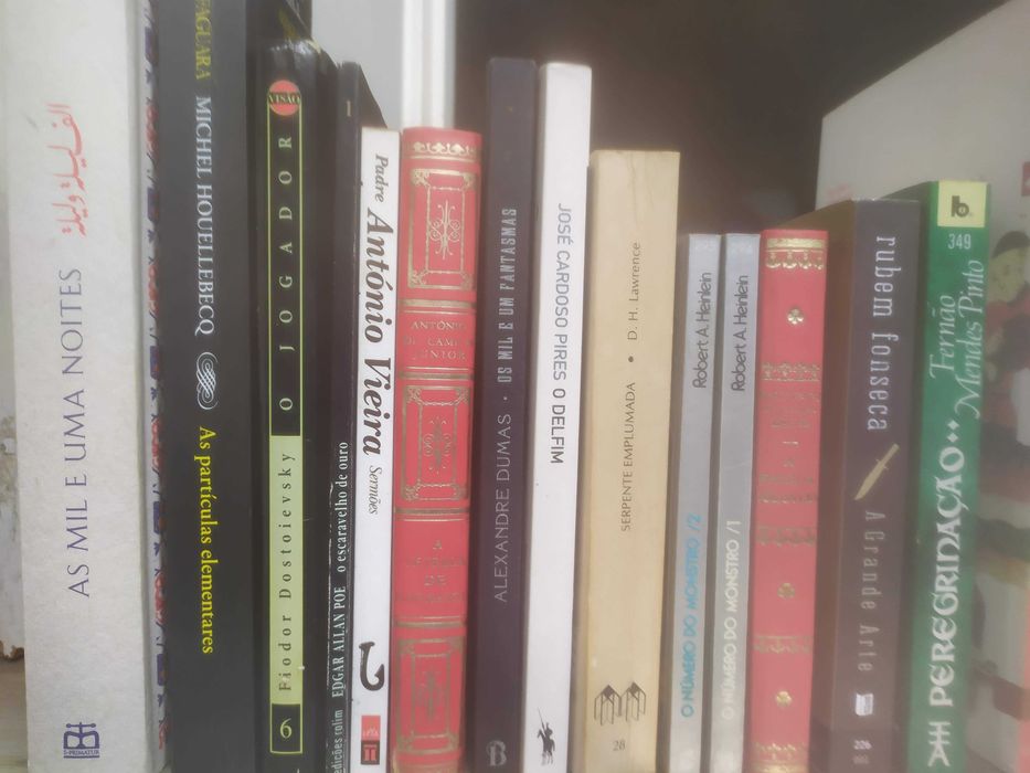 Vendo livros diversos.