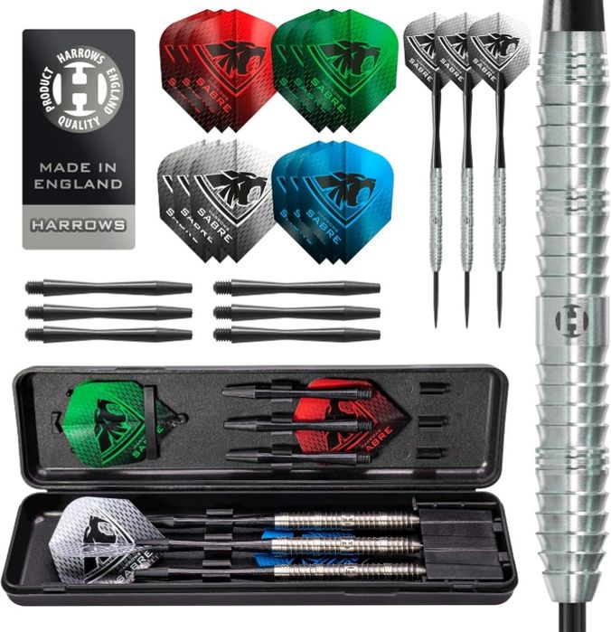 Harrows Sabre 90% zestaw rzutek ze stali wolframowej 23 gr