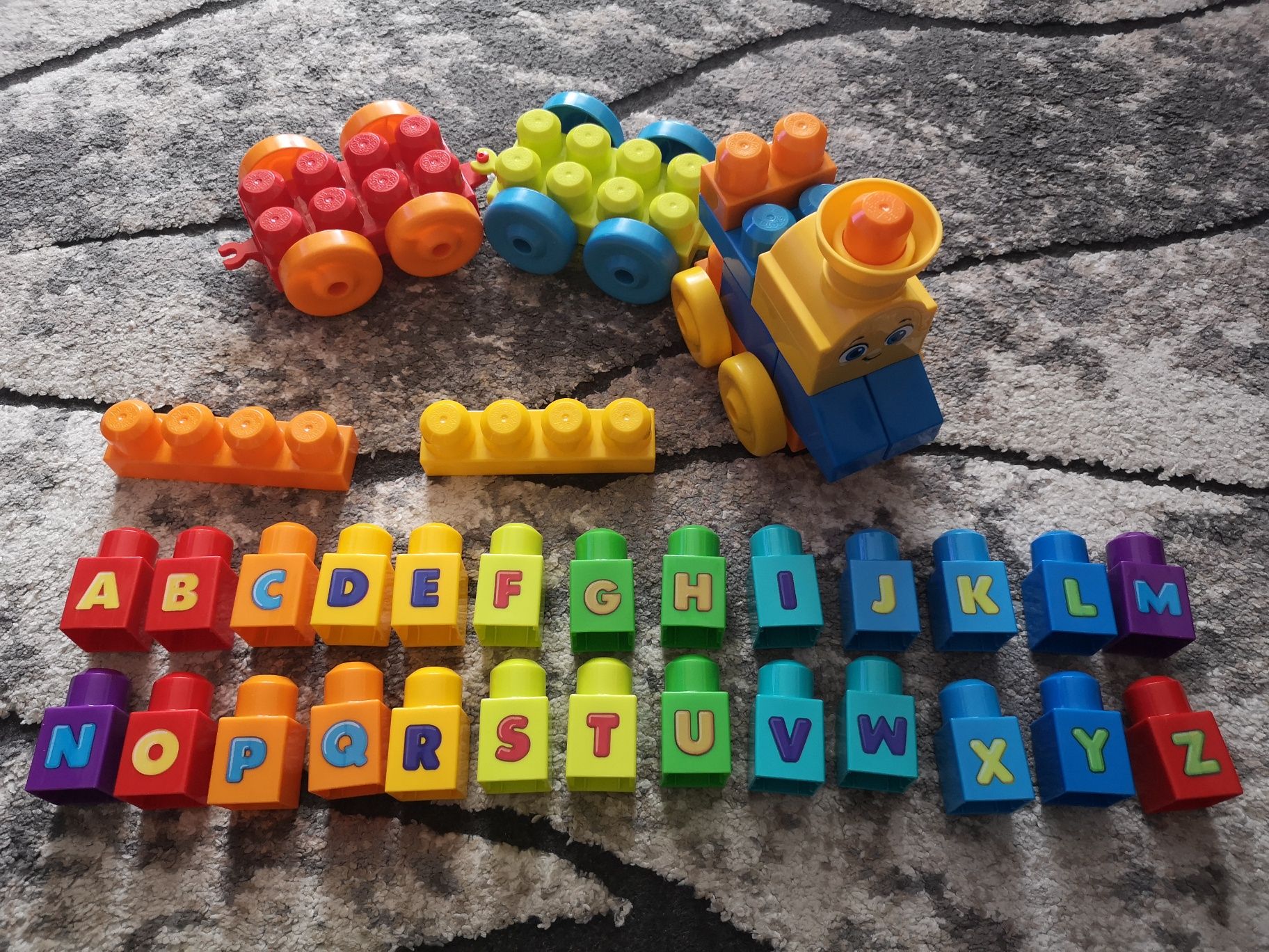 Klocki Mega Bloks Pociąg Fisher Price