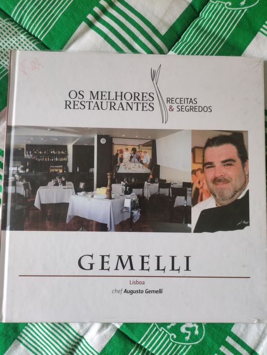 Livro Os melhores restaurantes by chef Augusto Gemelli