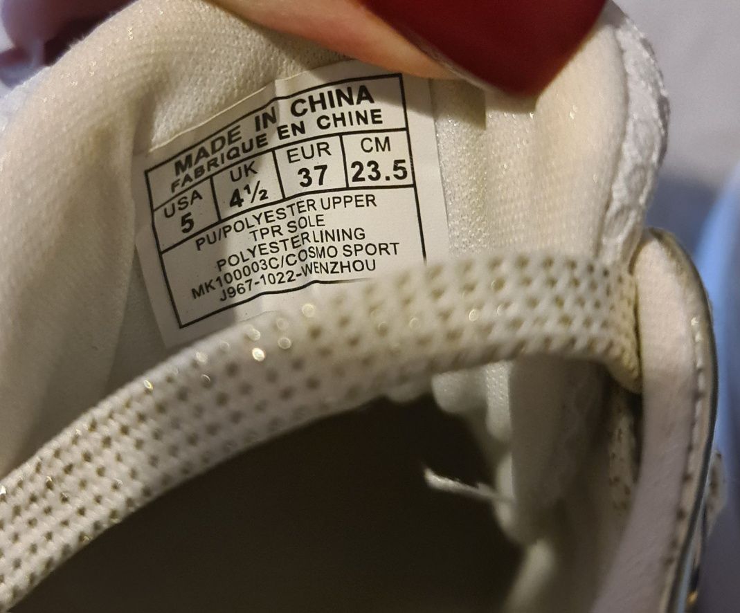 Michael Kors 37 38 23,5 zlote adidasy snaekersy