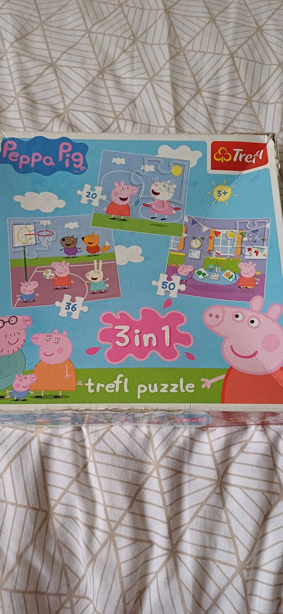 Puzzle Świnka Peppa 3+